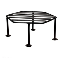 Hexagon Iron Planter Stand It is Suitable For Outdoor as Well as Indoor Pack of2 - , Pack of 4, Hexagon